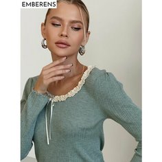 Джемпер EMBERENS, размер 40-44, , бирюзовый