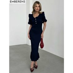 Платье EMBERENS Весна-лето 2025, размер S, синий