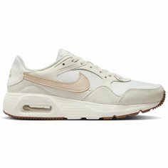 Кроссовки NIKE, размер 6 US, белый, бежевый