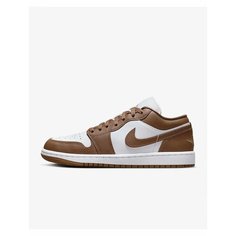 Кроссовки NIKE Air Jordan 1 Low, полнота B (US)/ на среднюю стопу, размер 38 EU (23,8 cm), brown