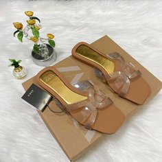 Босоножки сандалии zara, размер 250MM, золотой Нет бренда
