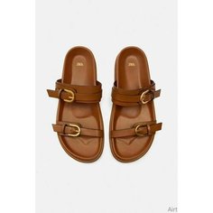 Босоножки сандалии zara, размер 255mm Нет бренда