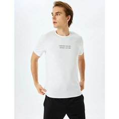 Футболка KOTON, размер XXL, белый