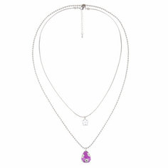 Колье Hola Jewelry, 2 шт., длина 60 см, фиолетовый