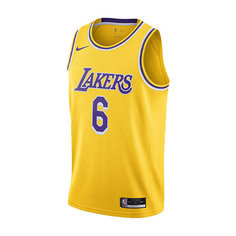 Майка спортивная NIKE NBA Los Angeles Lakers Swingman Jersey «Lebron James», размер XXL, желтый