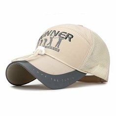 Бейсболка для мужчин, размер 55-60CM, beige Нет бренда