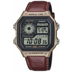 Наручные часы CASIO, коричневый