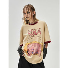 Футболка NOT TODAY, размер L-XL, бежевый