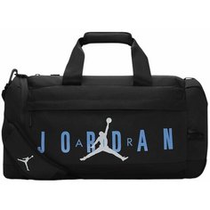 Сумка саквояж Jordan, фактура зернистая, черный, голубой, белый