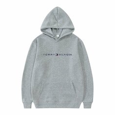 Толстовка Tommy Jeans, размер XXL, , светло-серый
