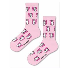 Носки MySocks, размер 36-43, розовый