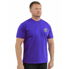 Футболка Компания БВР МЧС России, размер 46/170-176, васильковый