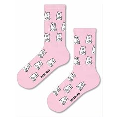 Носки MySocks, размер 36-43, розовый