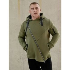Толстовка GAL and YOU, размер 2XL, , оливковый