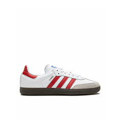 Кроссовки adidas Samba OG "White Better Scarlet", размер 4.5US 36 2/3EU 22.5СМ 35.5RU, White Better Scarlet