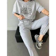 Костюм спортивный , размер 50-52, серый Нет бренда