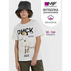 Футболка MARK FORMELLE для мальчиков, размер 128/134, белый