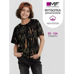 Футболка MARK FORMELLE для мальчиков, размер 110/116, черный