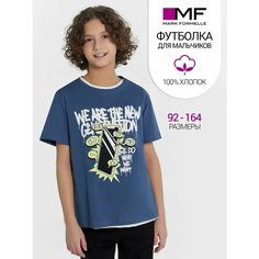 Футболка MARK FORMELLE для мальчиков, размер 92/98, синий