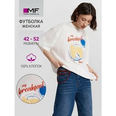 Футболка MARK FORMELLE для женщин, размер L, белый