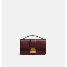 Сумка кросс-боди CNS - COINED IN STONE ADELLE mini burgundy, фактура зернистая, бордовый