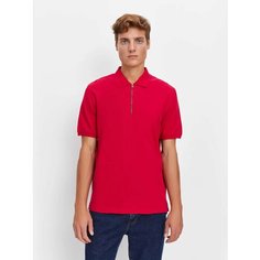 Поло JUST CLOTHES, размер XL, красный