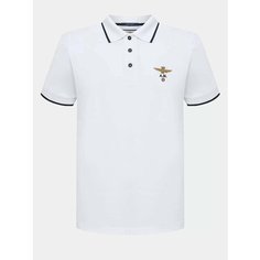 Поло Aeronautica Militare, размер S, белый