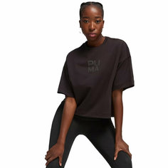 Футболка PUMA, размер TS, черный/черный