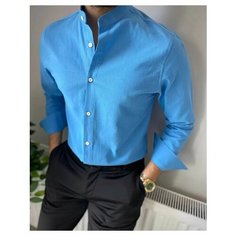 Рубашка SKOS Fashion, размер 2XL, cиний