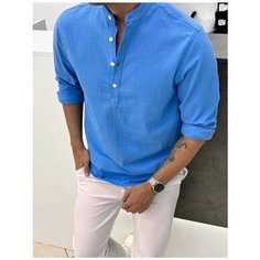 Рубашка SKOS Fashion, размер XL, cиний