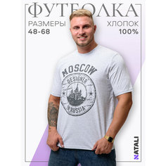 Футболка Натали Суслова, размер 68, серый