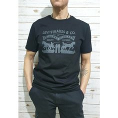 Футболка Levis Levis classic, размер 3XL, черный Levis®