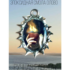 Подвеска, эпоксидная смола, красный Нет бренда