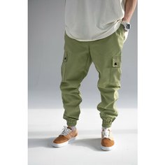 Брюки карго BLK CROWN, размер XXXL, салатовый