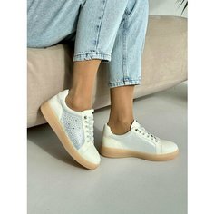 Кеды Tuffoni, полнота 6, размер 37, white/silver