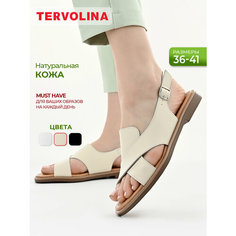 Сандалии TERVOLINA, размер 38, бежевый