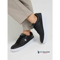 Кеды U.S. POLO ASSN. Весна-лето 2025, полнота 6, размер 43, черный