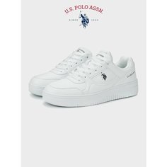 Кеды U.S. POLO ASSN. Весна-лето 2025, полнота 6, размер 36, белый