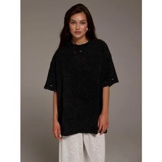 Футболка Little Secret оверсайз варенка, размер One Size, черный