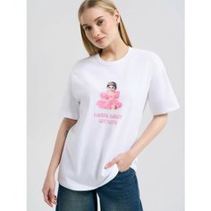 Футболка ТВОЕ, размер S, белый/белый