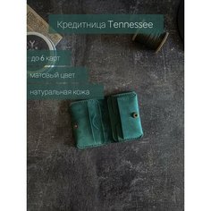 Бумажник J.N. Leather Goods, фактура матовая, green