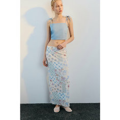 Юбка Befree Mix&Match, размер L/XL, голубой