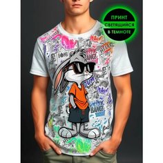 Футболка Romax Tex Looney Tunes, размер 54, белый