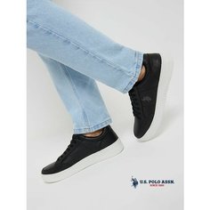 Кеды U.S. POLO ASSN. Весна-лето 2025, полнота 6, размер 41, черный
