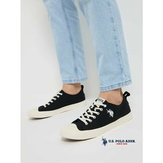 Кеды U.S. POLO ASSN. Весна-лето 2025, полнота 6, размер 42, черный