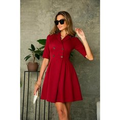 Платье A-A Awesome Apparel by Ksenia Avakyan, размер 50, бордовый