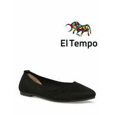 Балетки El Tempo, размер 38, черный