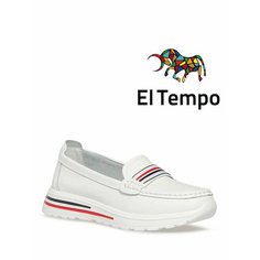 Мокасины El Tempo, размер 37, белый