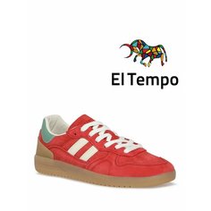 Кеды El Tempo, полнота 6, размер 42, красный