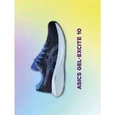 Кроссовки ASICS GEL-EXCITE 10, полнота F (EU)/ на среднюю стопу, размер 9 US, синий